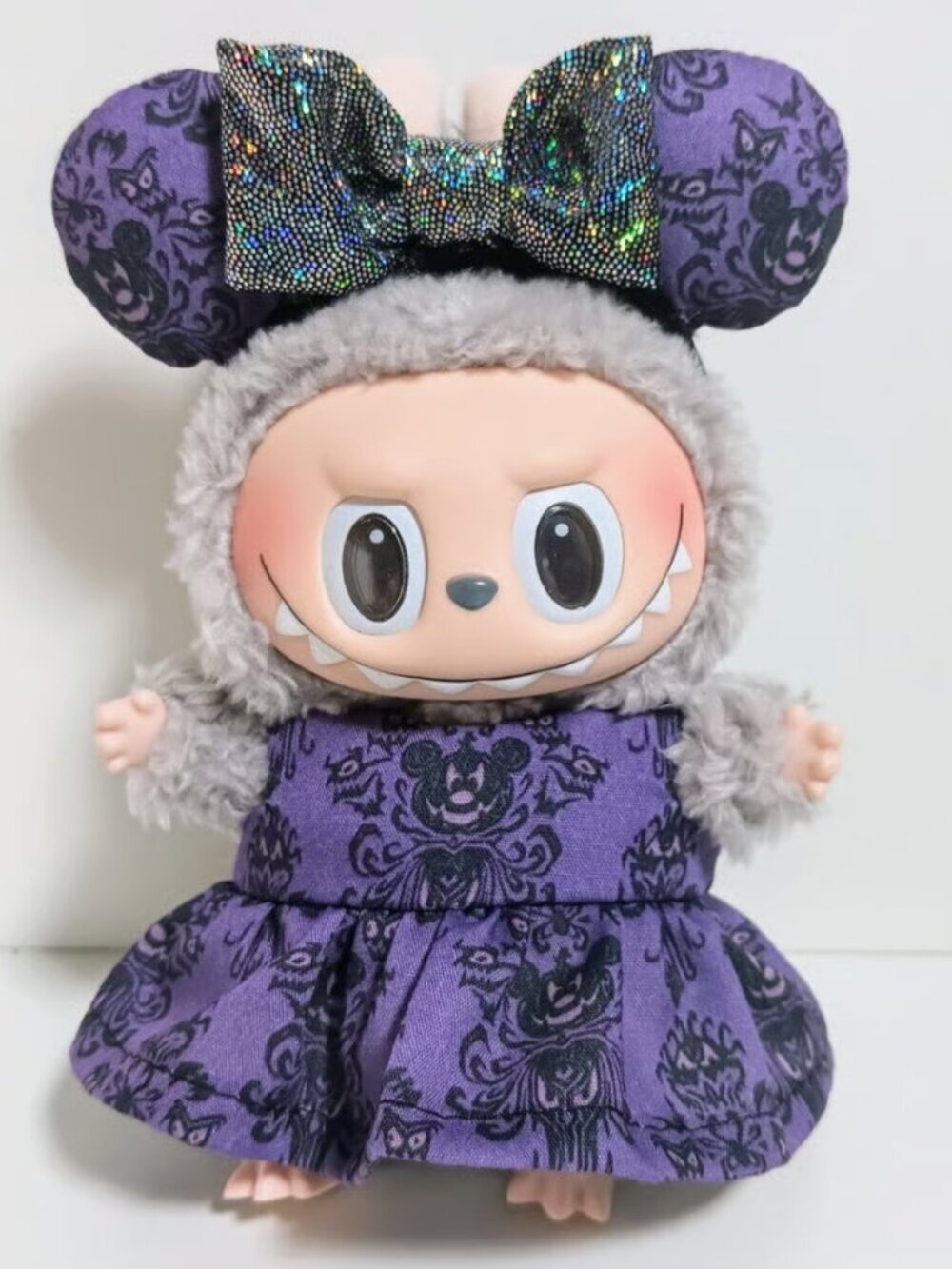 Custom Disney Haunted Mansion Dress and Ears Made to fit Labubu